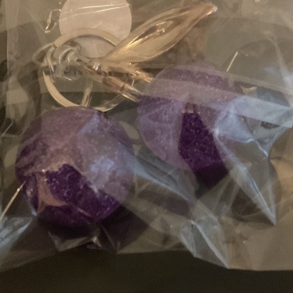 Accessories - ‼️SOLD‼️Purple Cherry Bagcharm